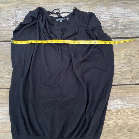 Vince Cashmere Black Sleeveless Sweater Cowlneck - Picture 10 of 10